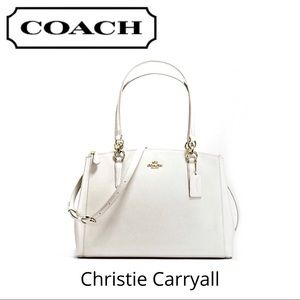 Coach Christie Carryall in Crossgrain Leather